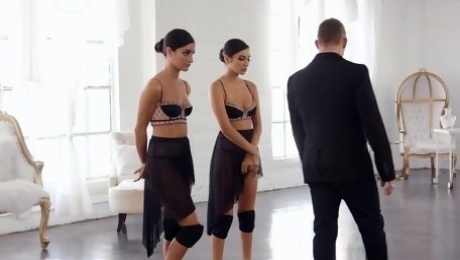 Excellent nude porn for two insolent beauties