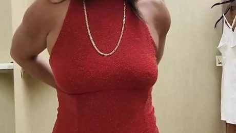 Hottest MILF Ever - Cum to the dressing room with me