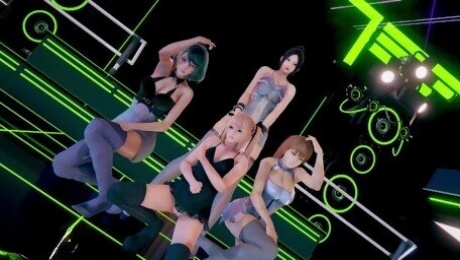 [MMD] KiIIler Lady Mai Shiranui Marie Rose Katsumi Tamaki Doa Sexy Dance