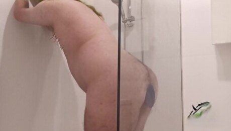 backing it up in the hotel shower | ftm 19