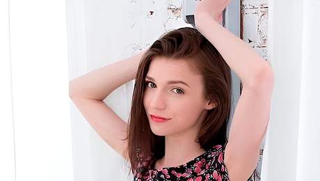 Dark haired chick Nelya Jorden is enjoying dick riding so much