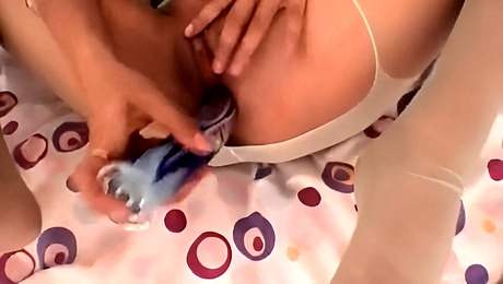 Delightful hussy's amateur clip